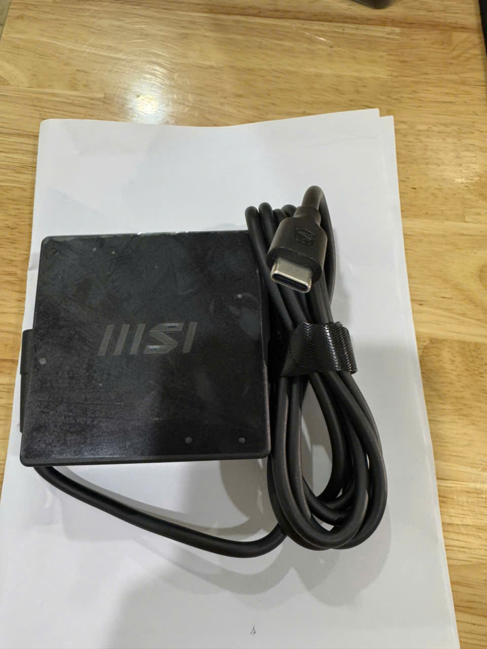 Sạc MSI 100W AC Adapter Type C Charger MSI Prestige 14 A12UC Laptop Notebook hàng nhập khẩu kèm dây nguồn