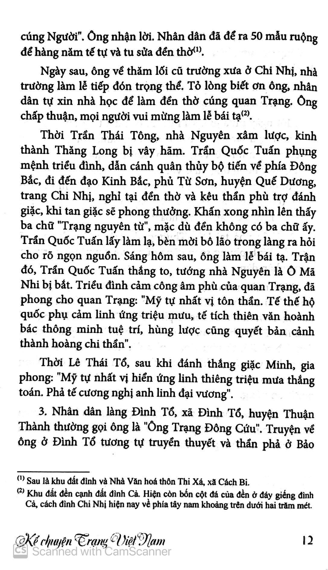 Kể Chuyện Trạng Việt Nam