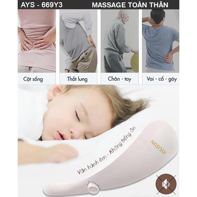 Chính hãng Ayosun- Máy massage cầm tay 11 đầu Ayosun Hàn Quốc