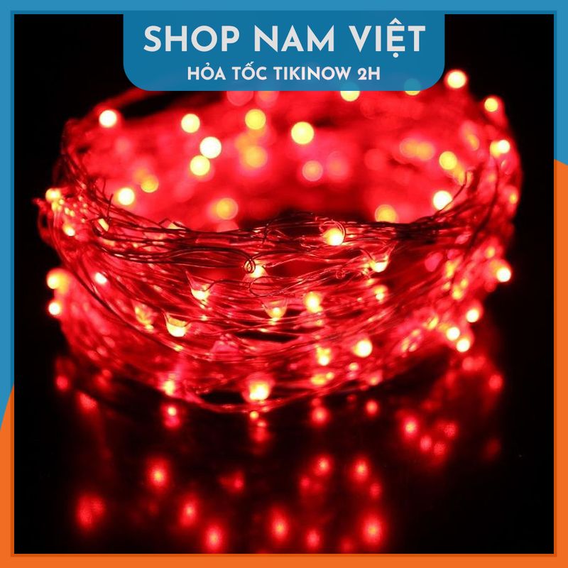 Đèn Led Đom Đóm Dây Đồng Uốn Dẻo Trang Trí Noel, Giáng Sinh, Năm Mới