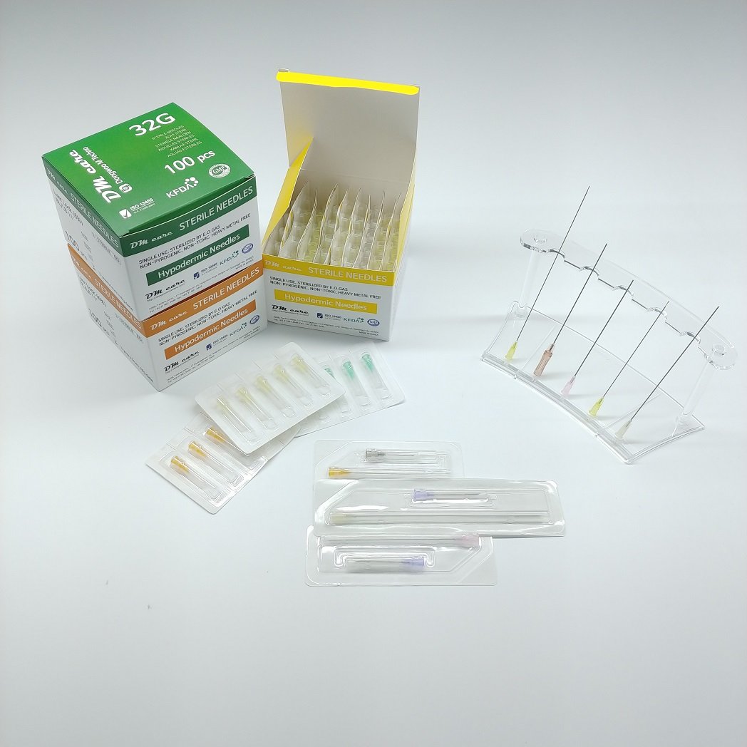 Hộp 100 cây Đầu kim 30G 4mm căng bóng prp cá hồi