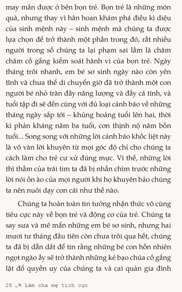 Làm cha mẹ tích cực