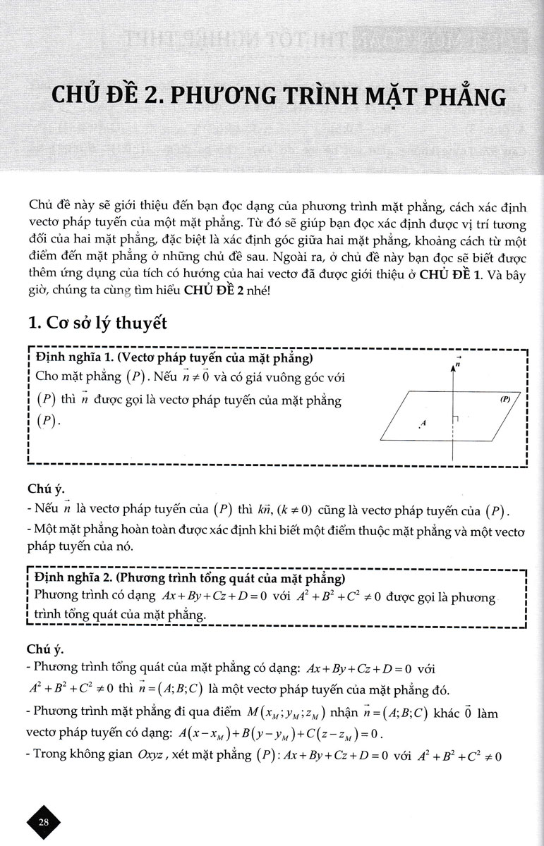 Top 1 THPT Phương Pháp Tọa Độ Trong Không Gian OXYZ - TCD