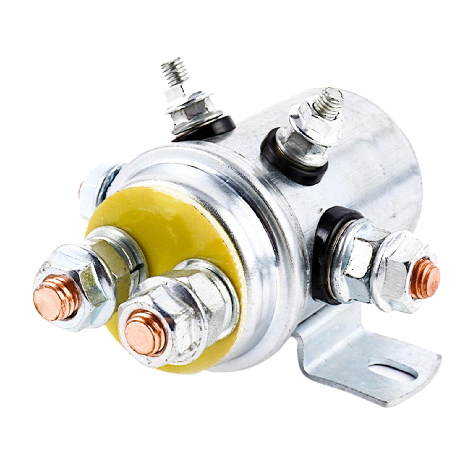 Switch Relay Solenoid 3 Terminal Marine 12V 600A Winch Contactor Continuous Solenoid Relay