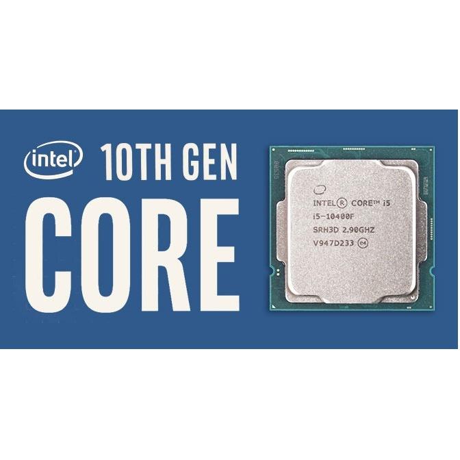 Bộ VXL Intel Core i5-10400F( phải dùng thêm VGA rời)- Hàng chính hãng