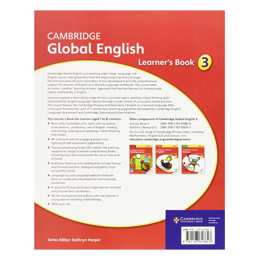 Cambridge Global English Stage 3: Learner Book with Audio CD