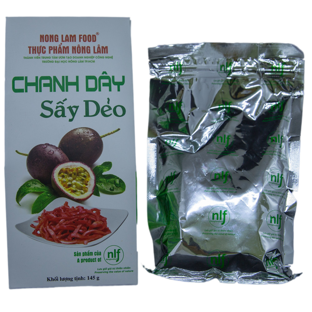 Vỏ chanh dây sấy dẻo hộp 145g