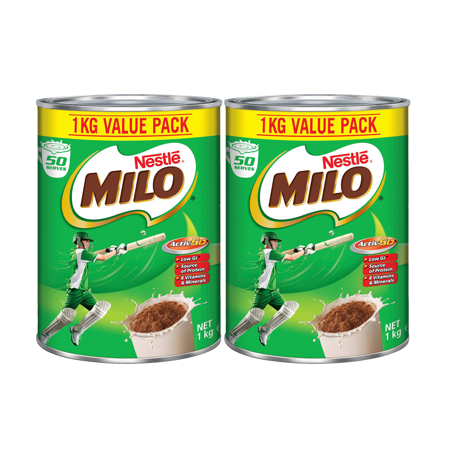 Combo 2 hộp Milo Úc 1kg