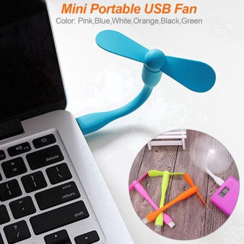 Quạt Usb Mini Cầm Tay Gấp Gọn Cắm Điện Thoại