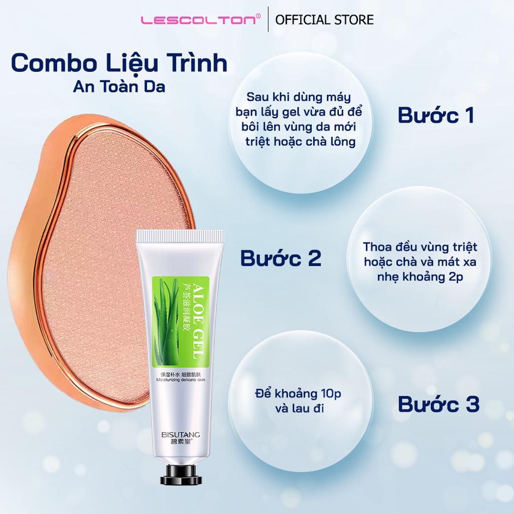 Máy mài gót chân lescolton tẩy da chết không đau bằng thủy tinh pha lê