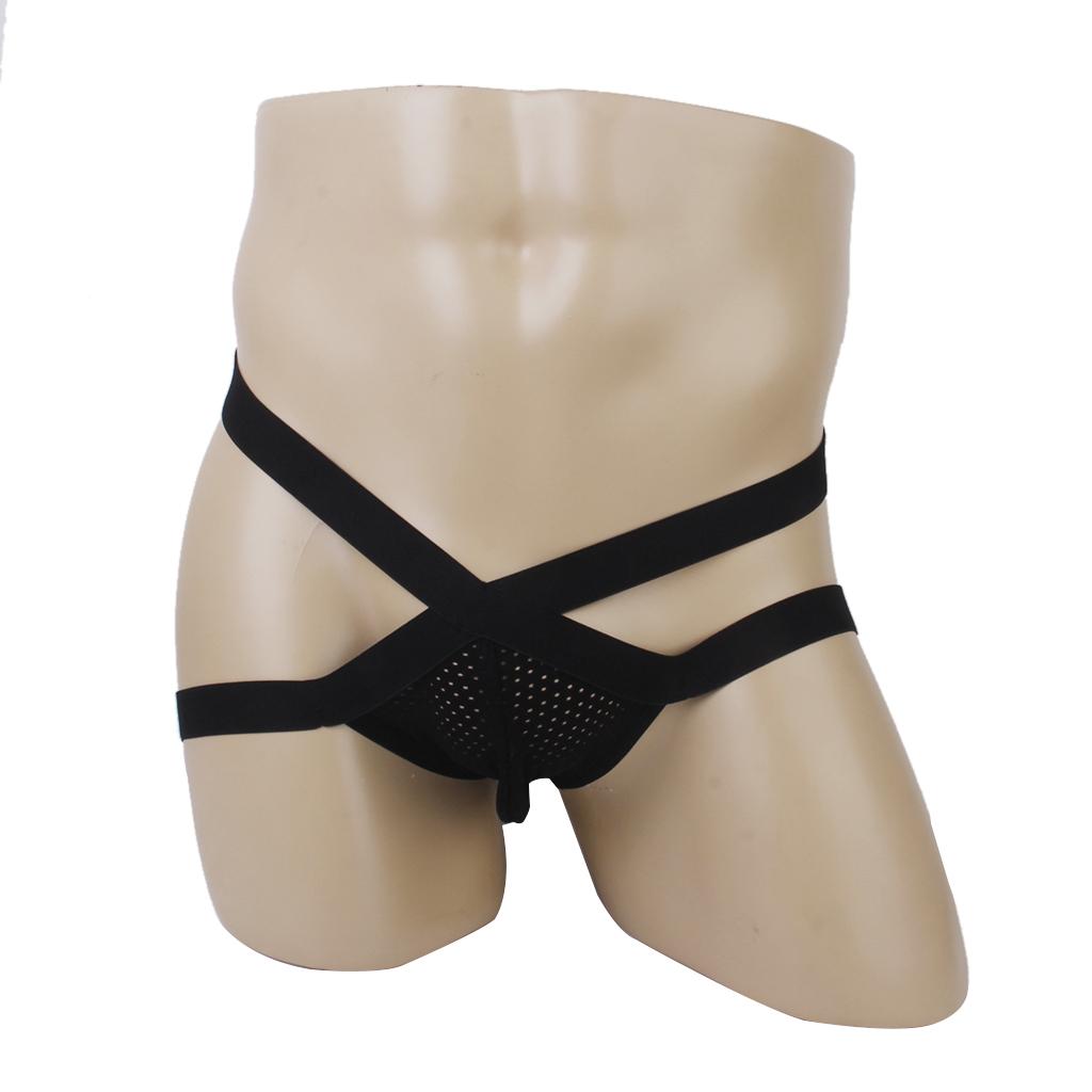 Mens Pouch Jockstrap G-string Shorts Thong Underwear Briefs Lingerie