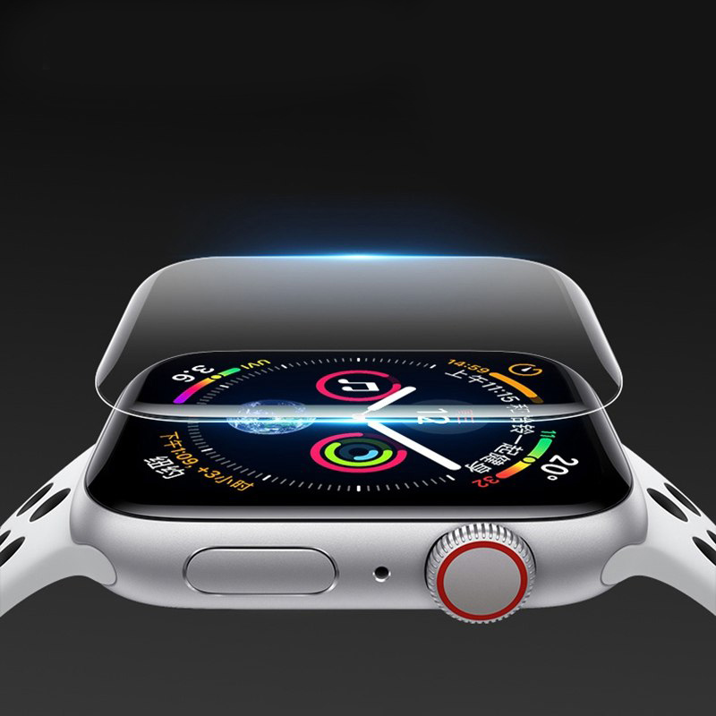 dán màn hình Apple Watch 44mm 42mm 40mm, dán dẻo full màn hình cảm ứng mượt