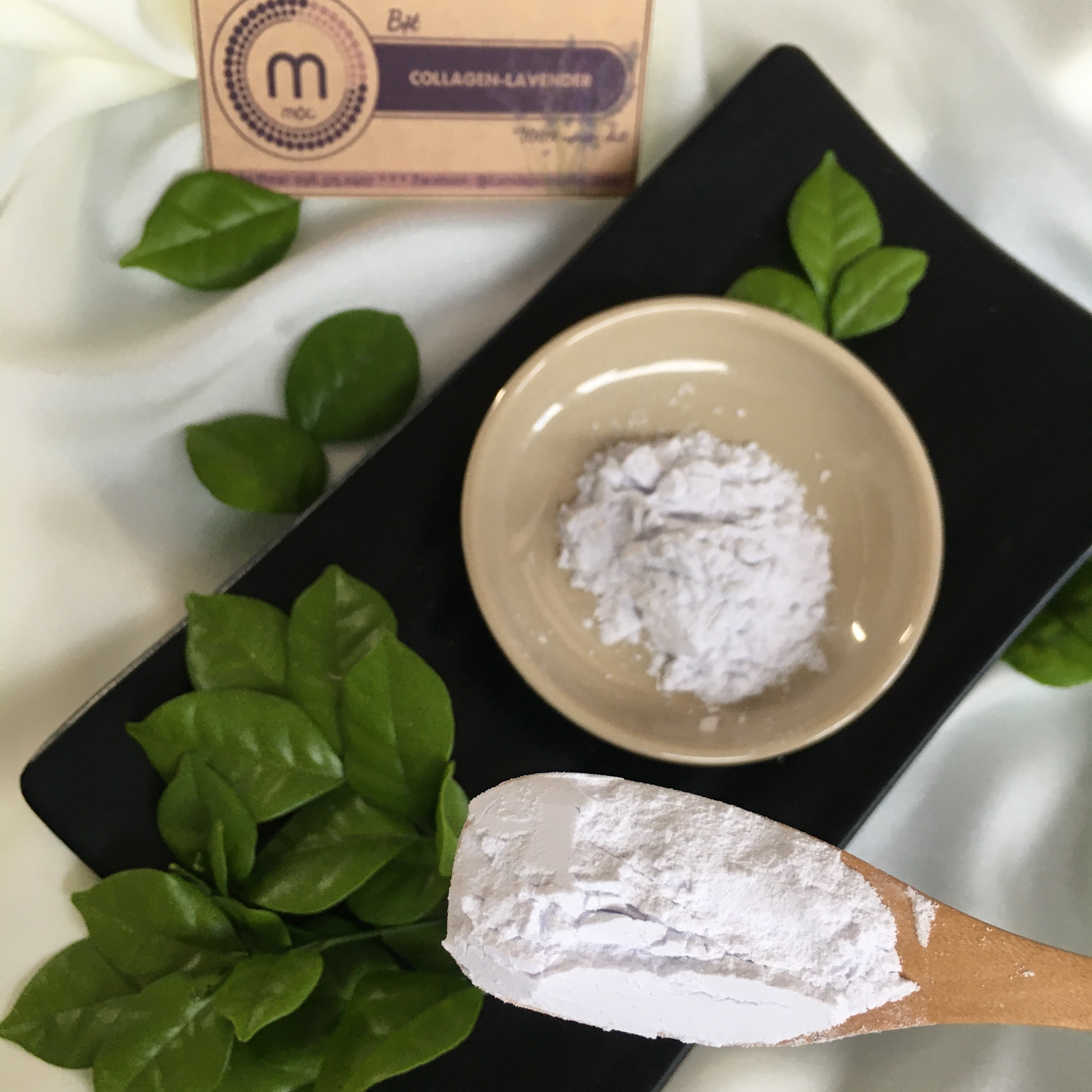 Bột Collagen, Lavender thiên nhiên đắp mặt  nguyên chất 200ml  FreeShip