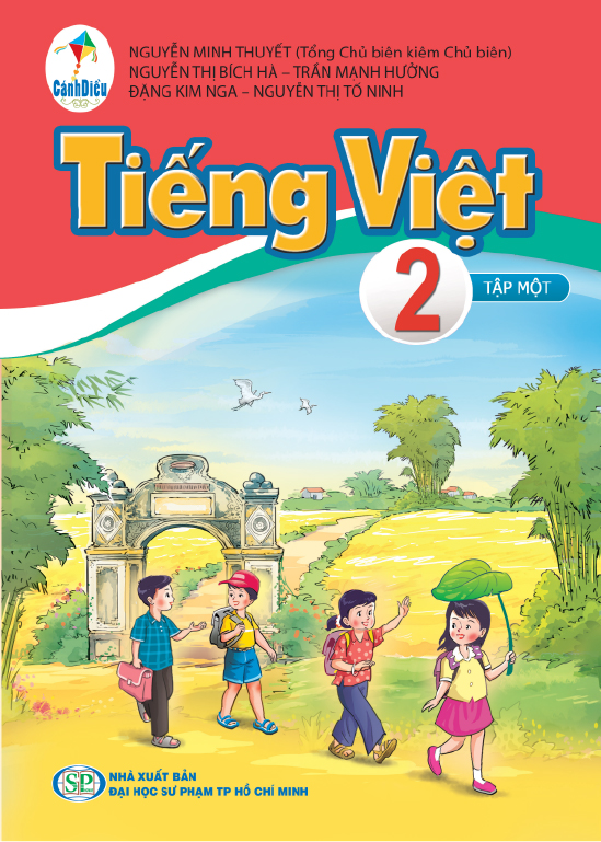 Sách giáo khoa Tiếng Việt 2- tập một- Cánh Diều (Kèm Nilon bọc Sách)