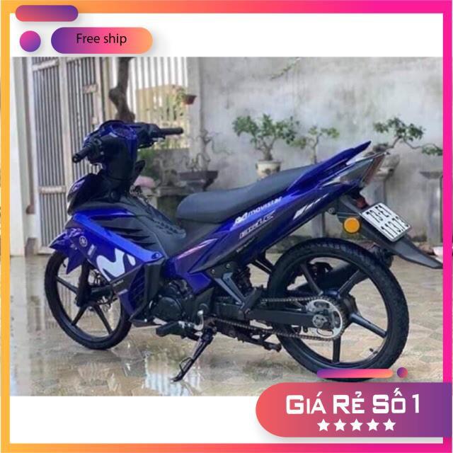 Tem rời Exciter 135 Movistar dán xe xanh gp Tem rời