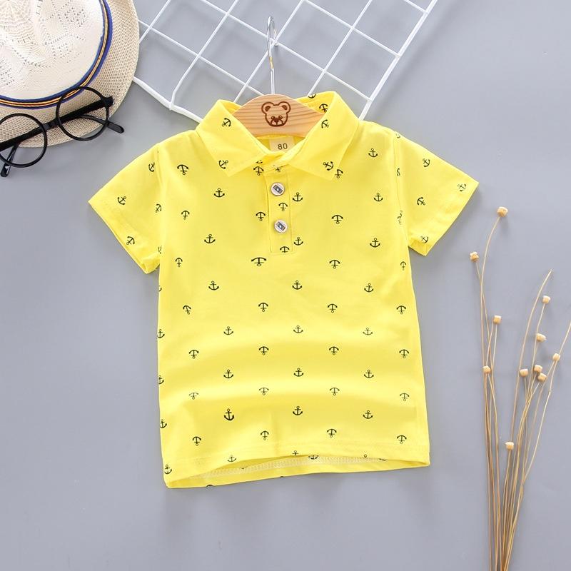 Áo polo bé trai Easy Baby , áo thun cổ bẻ cho bé trai vải cotton nhiều màu dễ thương từ 8-18kg (ST-1406B)