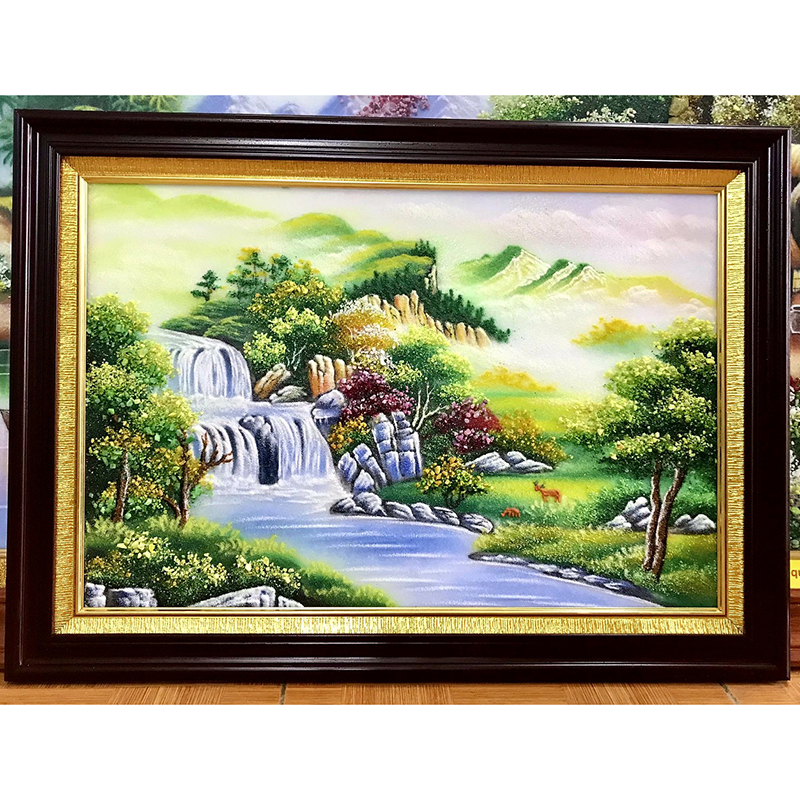 Bức tranh đá quý phong thủy