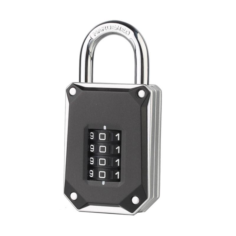 KHÓA SỐ 4 SỐ KP0321 MÓC KHÓA THÉP CỨNG D7MM, THÂN LÀM BẰNG HỢP KIM GHÉP BẰNG ĐINH TÁN, ĐỔI ĐƯỢC MÃ SỐ