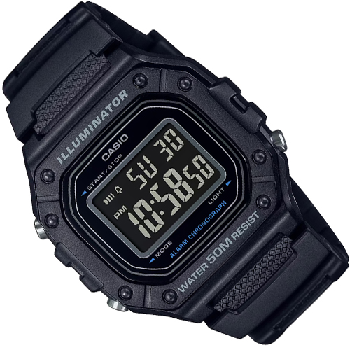 Đồng Hồ Casio Nam W-218H-1BV Chính Hãng