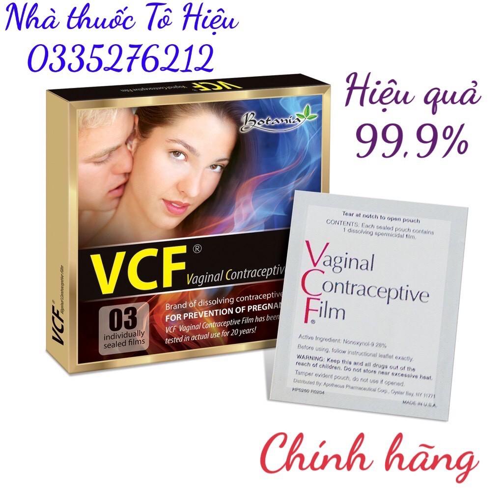 Màng film tránh thai VCF - Hiệu quả đến 99%