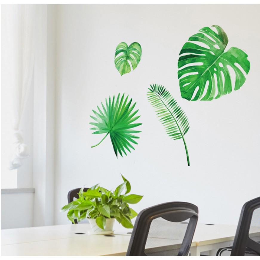 Decal trang trí tường - Lá Cỏ Bắc Âu 04 mới