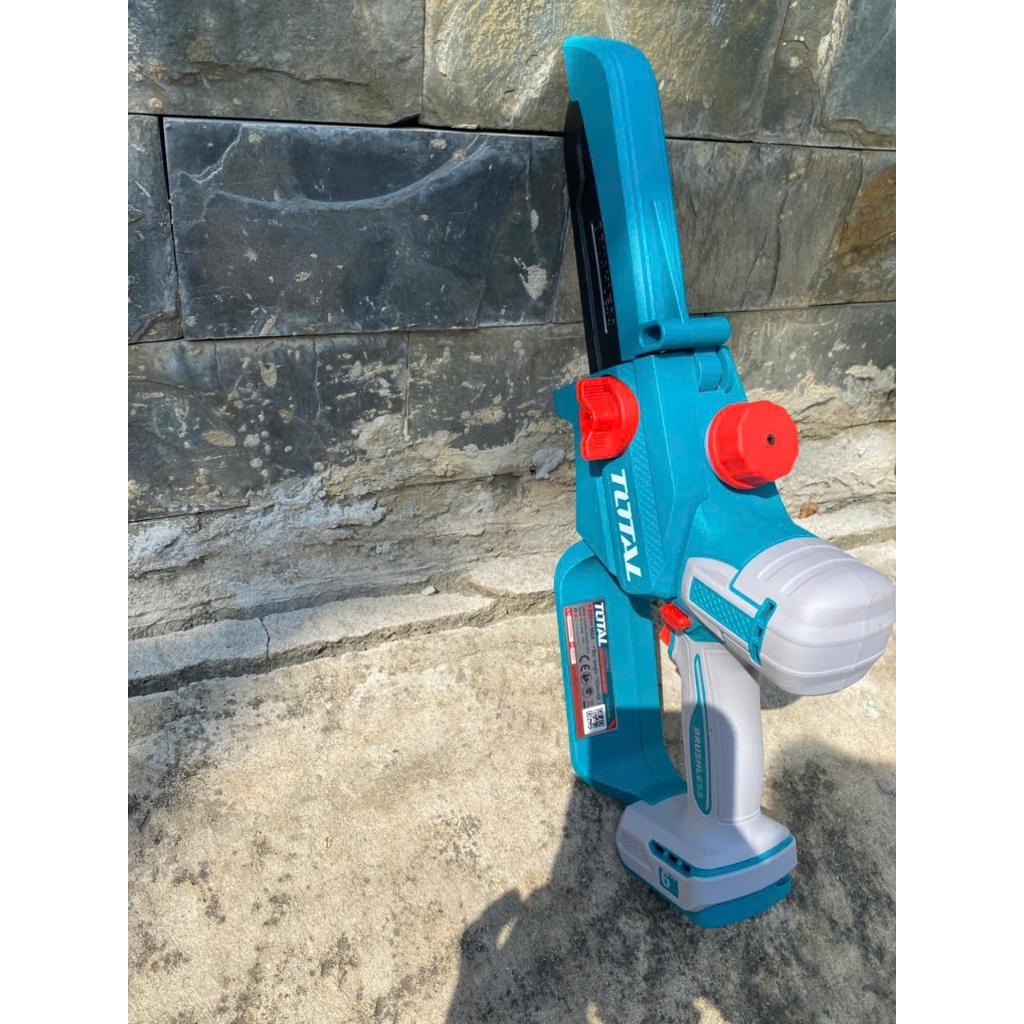 MÁY CƯA XÍCH MINI KHÔNG CHỔI THAN DÙNG PIN 20V (KHÔNG KÈM PIN &amp; SẠC) TGSLI2066 TOTAL -HÀNG CHÍNH HÃNG