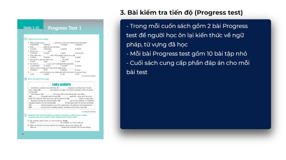 Combo 3 cuốn Destination Grammar &amp; Vocabulary B1, B2, C1&amp;C2 Phiên bản mới Kèm Đáp án và Bài tập - Bản Quyền