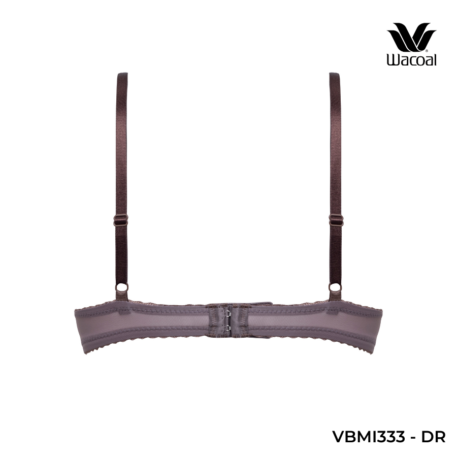 Áo lót Wacoal không gọng, nâng vừa, ren, mút đúc, dây liền VBMI333