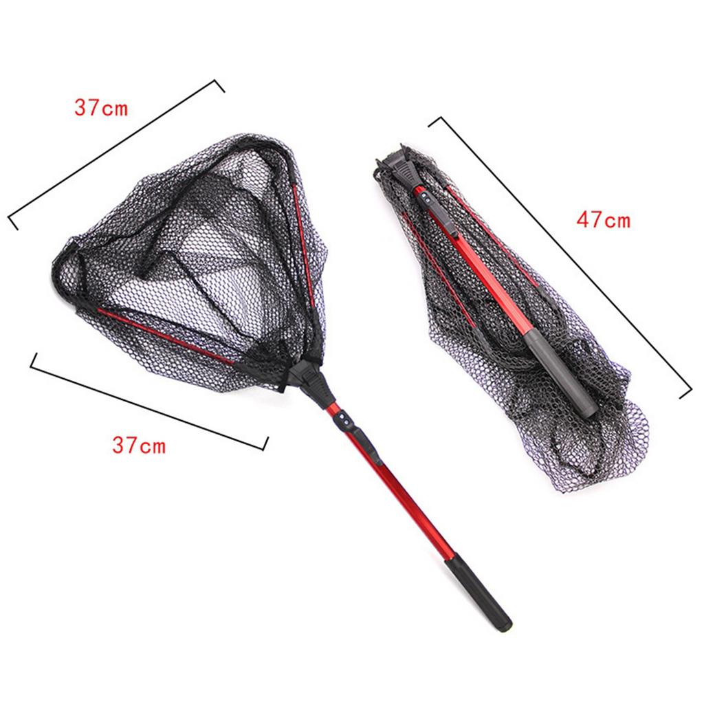 80cm Aluminium Alloy Fishing Landing Net Folding and Release Net Trout Net