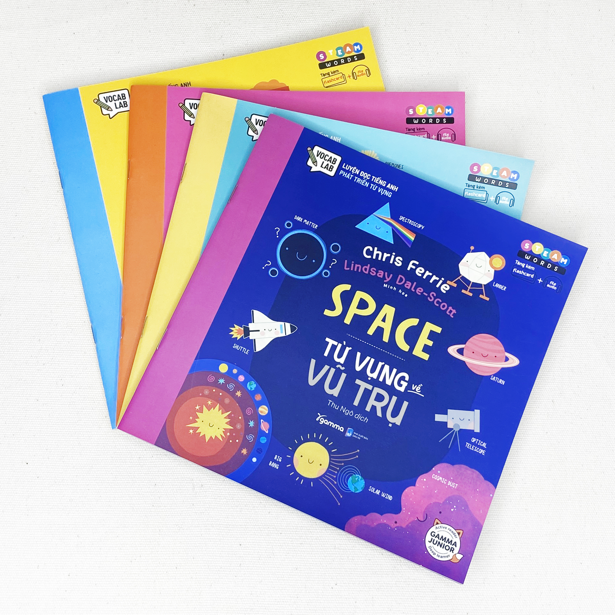 Sách - STEAM Words: Space - Từ Vựng Về Vũ Trụ