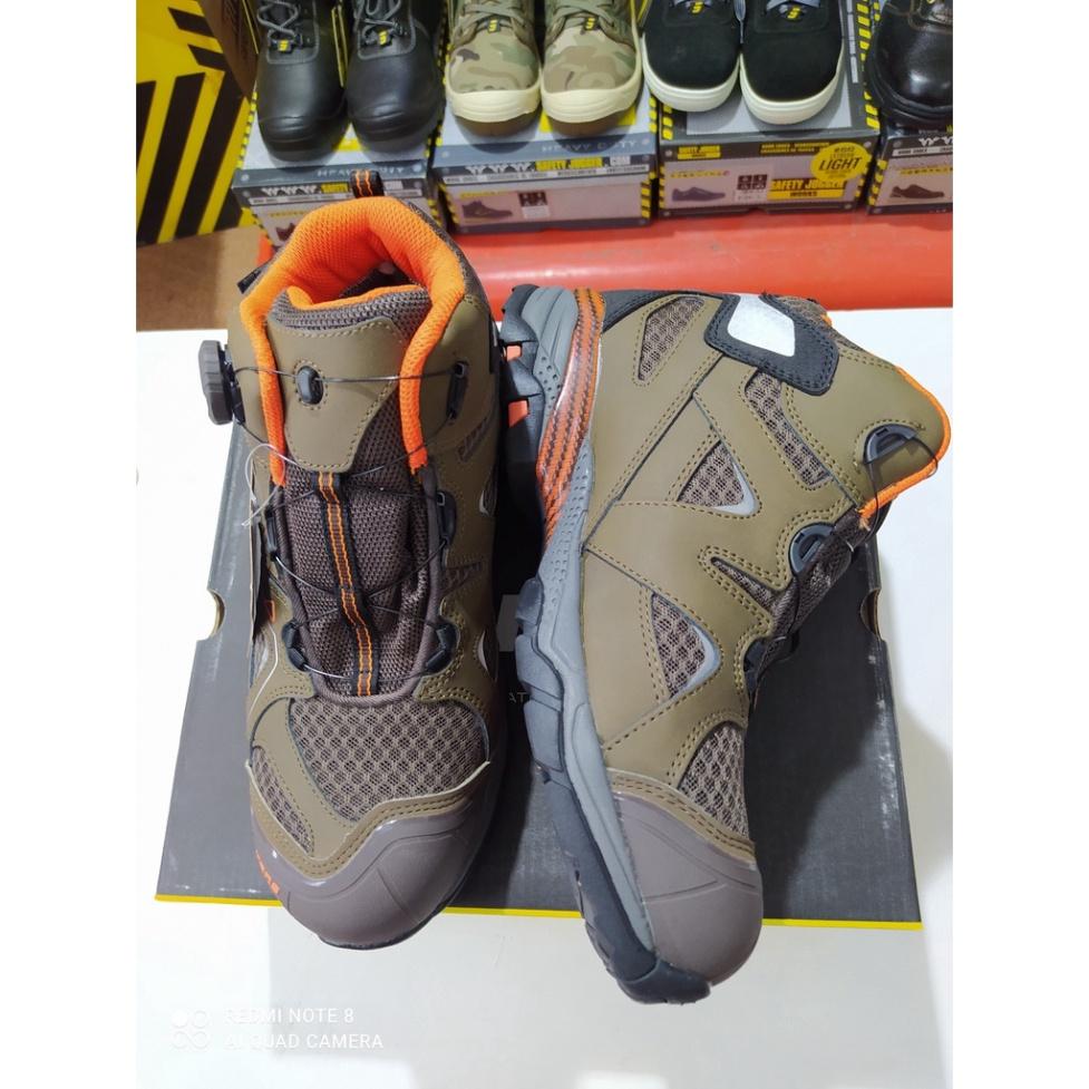 Giày Bảo Hộ Hans HS-78 Davinch, Siêu Nhẹ, Da Chất Lượng Cao, Chống Đâm Xuyên, Va Đập Mạnh