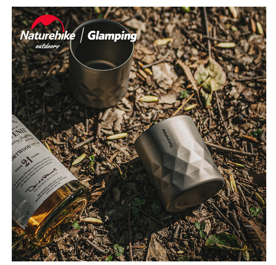 Cốc Titanium 2 lớp Glamping NatureHike NH21CJ012