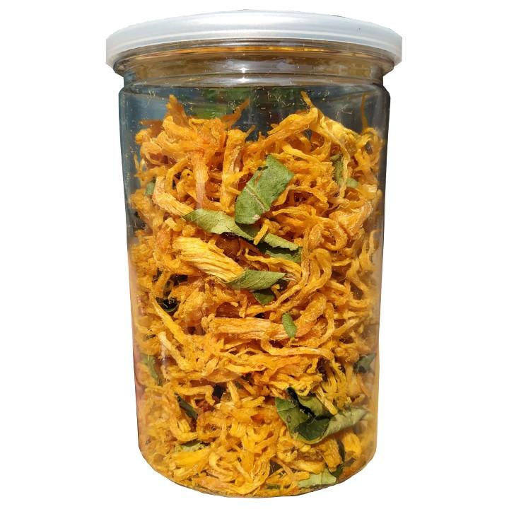 COMBO 2 HŨ CƠM CHÁY LẮC VÀ 1 HŨ KHÔ GÀ LÁ CHANH HIỆU SK FOOD