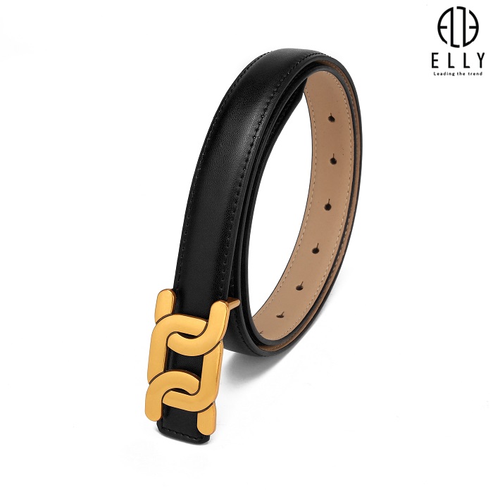 Dây thắt lưng nữ cao cấp da thật ELLY – ED73