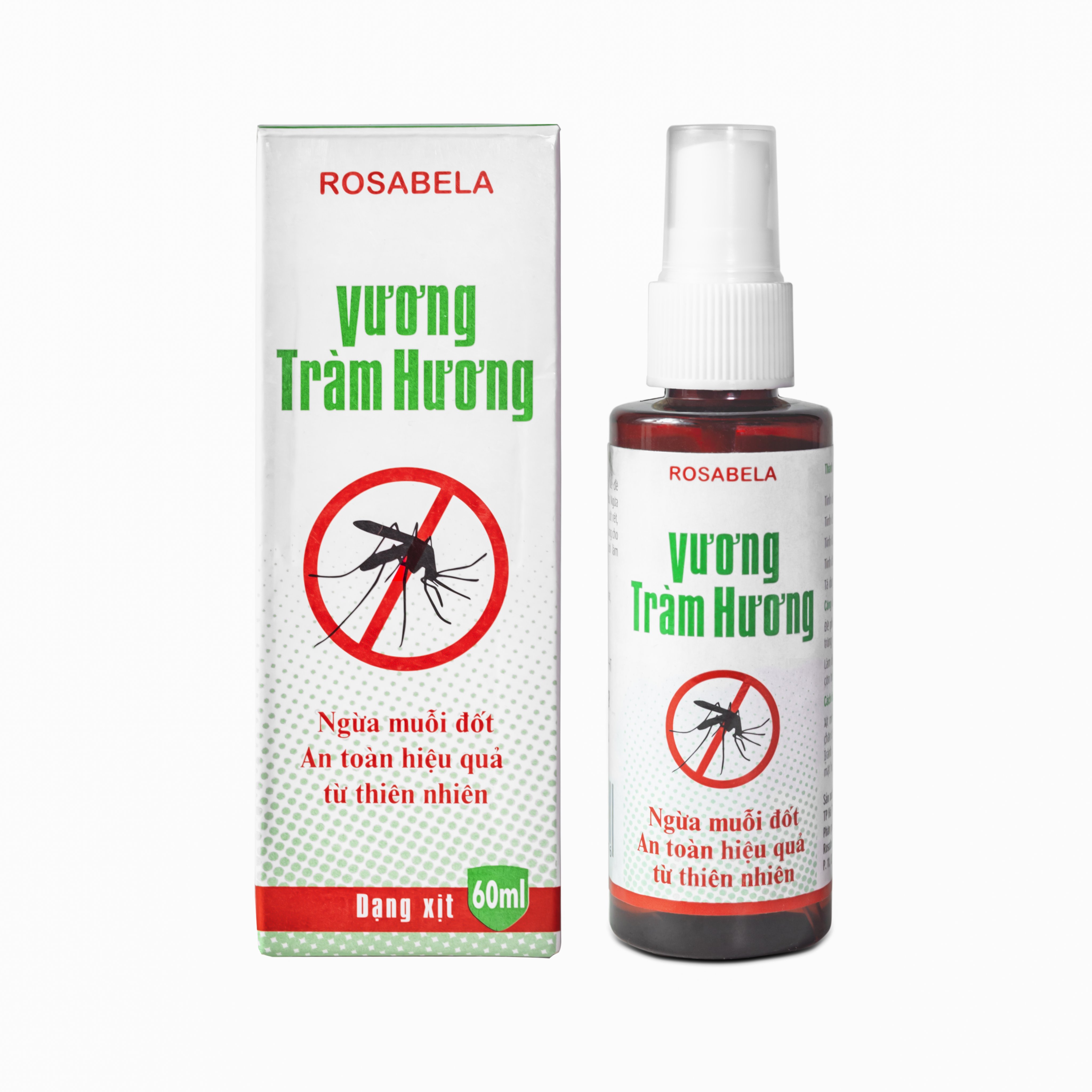 Xịt chống muỗi Vương Tràm Hương 60ml an toàn từ thảo dược thiên nhiên