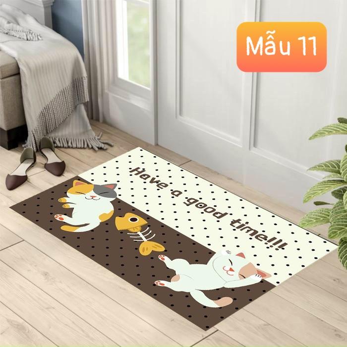 THẢM LAU CHÂN 3D CHỐNG TRƠN TRƯỢT 40x60CM