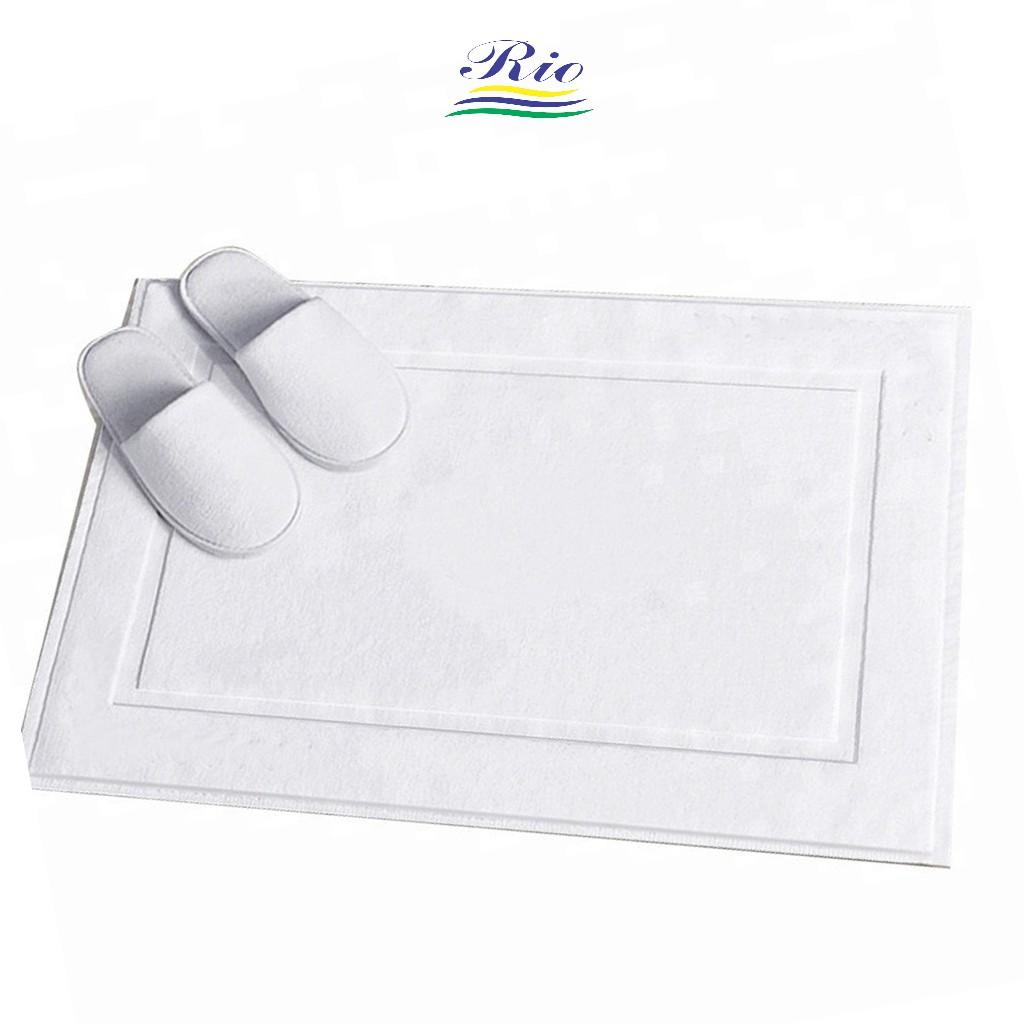 Thảm Lau Chân RIOTEX Chuyên Dùng Cho Khách Sạn, Bệnh Viện, Spa Kích Thước 45x65cm