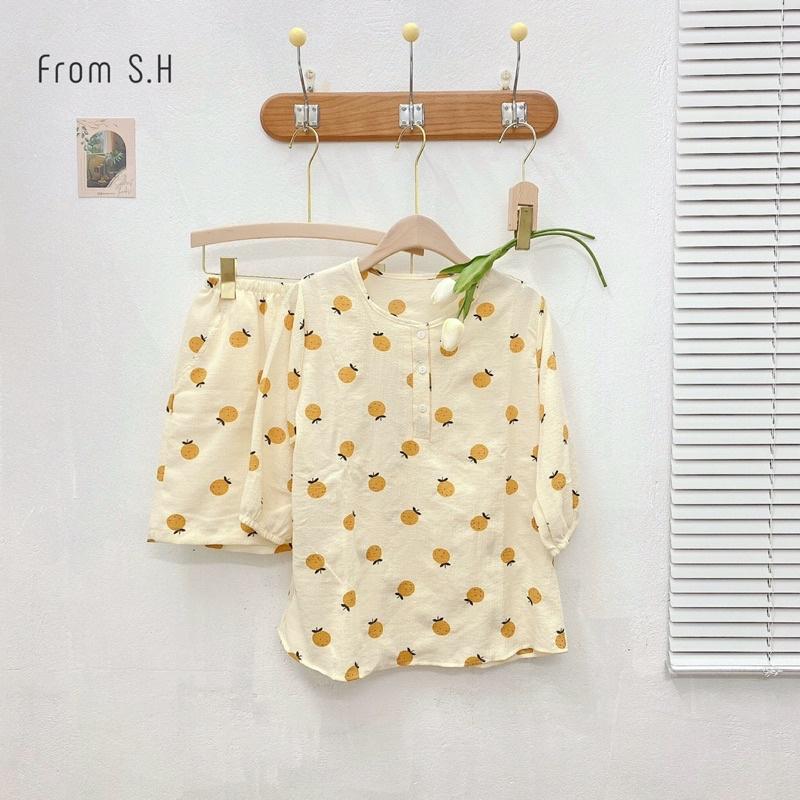 Bộ đồ ngủ kute, bộ đồ pizama (bộ pijama) có thể mặc như bộ bầu hoặc bộ sau sinh