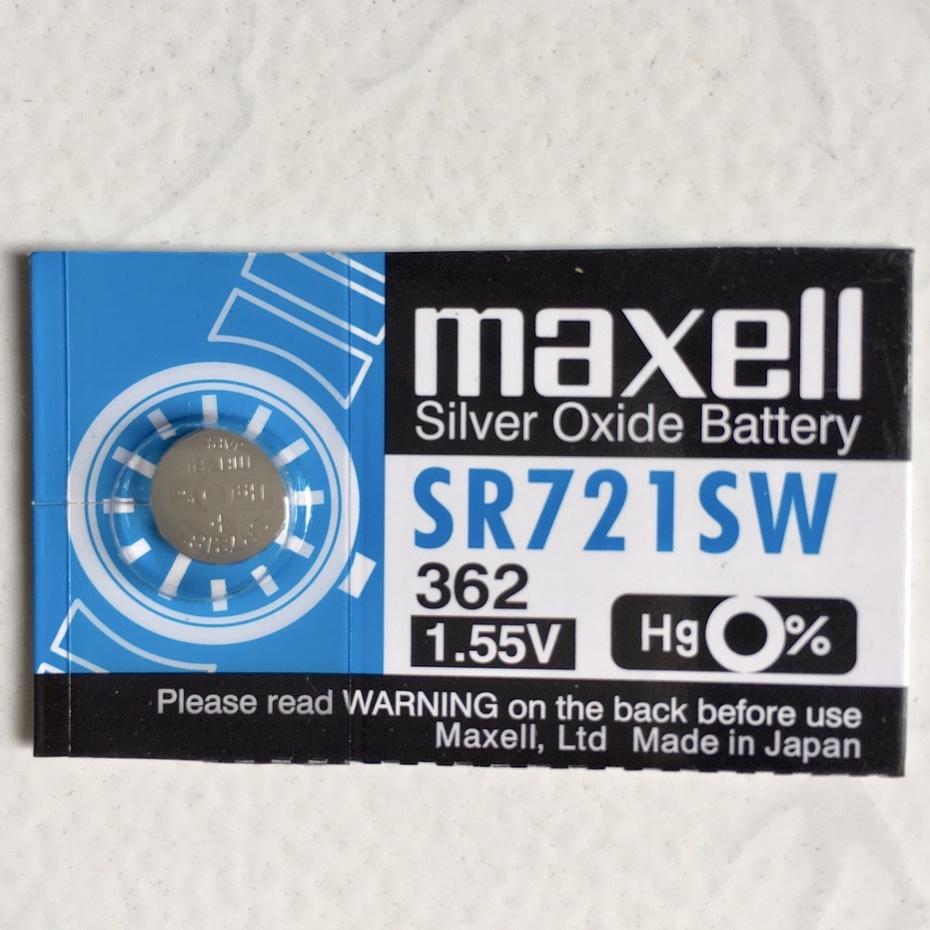 Pin Maxell Nhật Bản SR721SW / 362 Hàng Chính Hãng Made in Japan