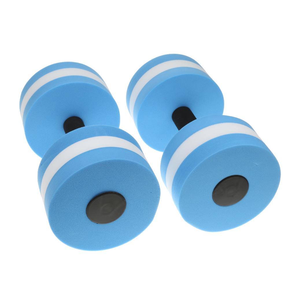 4pcs Water Aerobics Dumbbell Aquatic Barbell Aqua Fitness Swim Pool Exercise