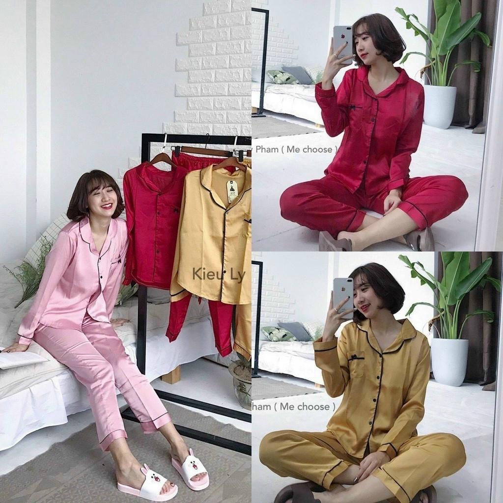 Bộ đồ sau sinh lụa mềm mịn, phong cách Hàn Quốc