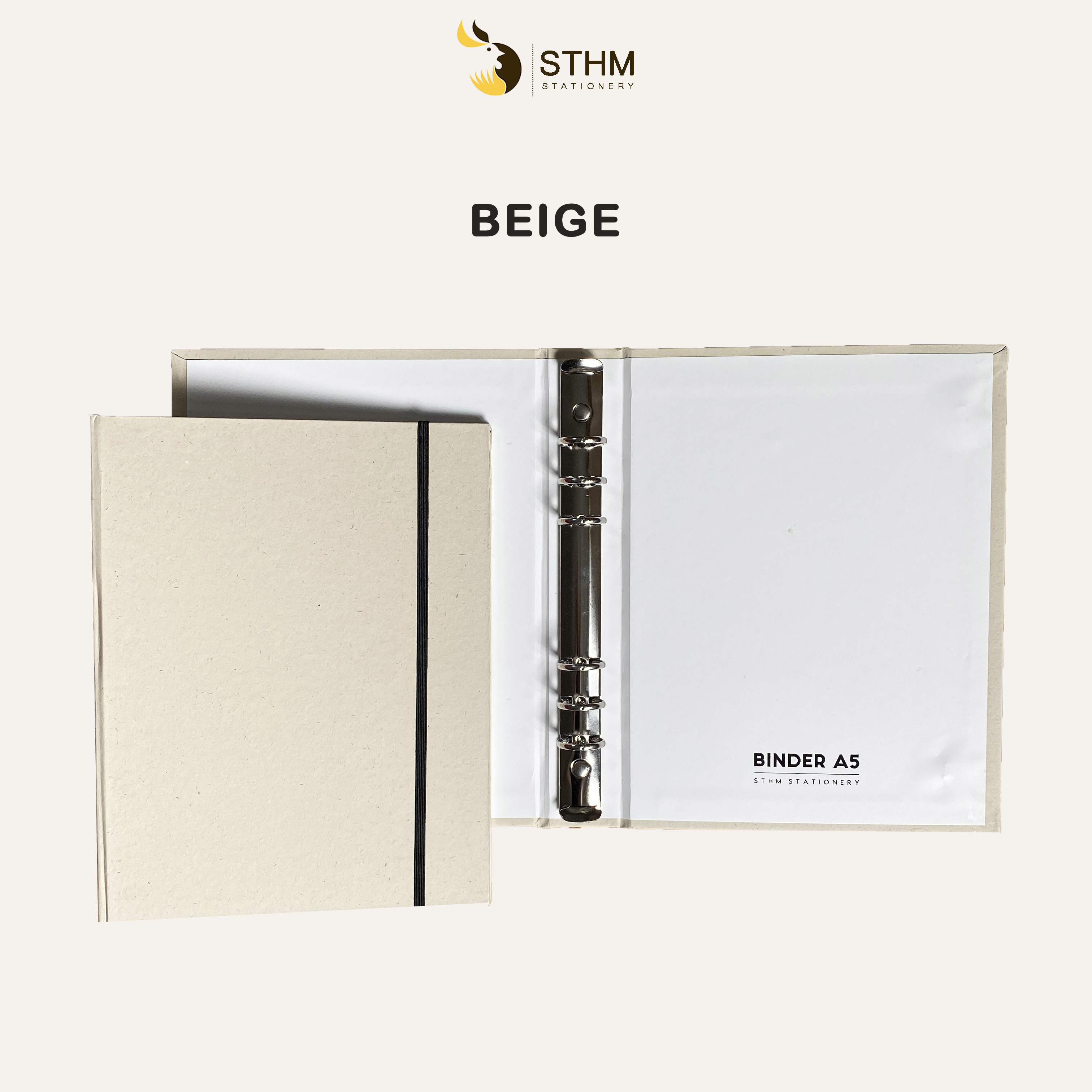 [STHM stationery] - Bìa sổ còng 6 lỗ cao cấp - Khổ A5 - Không kèm ruột