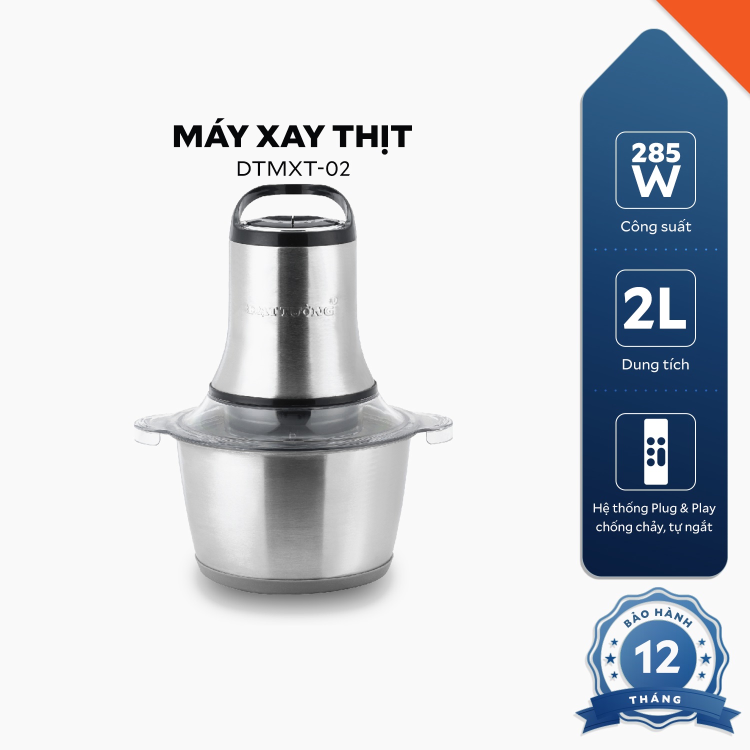 Máy Xay Thịt Đạt Tường DTMXT02 - Hàng Chính Hãng