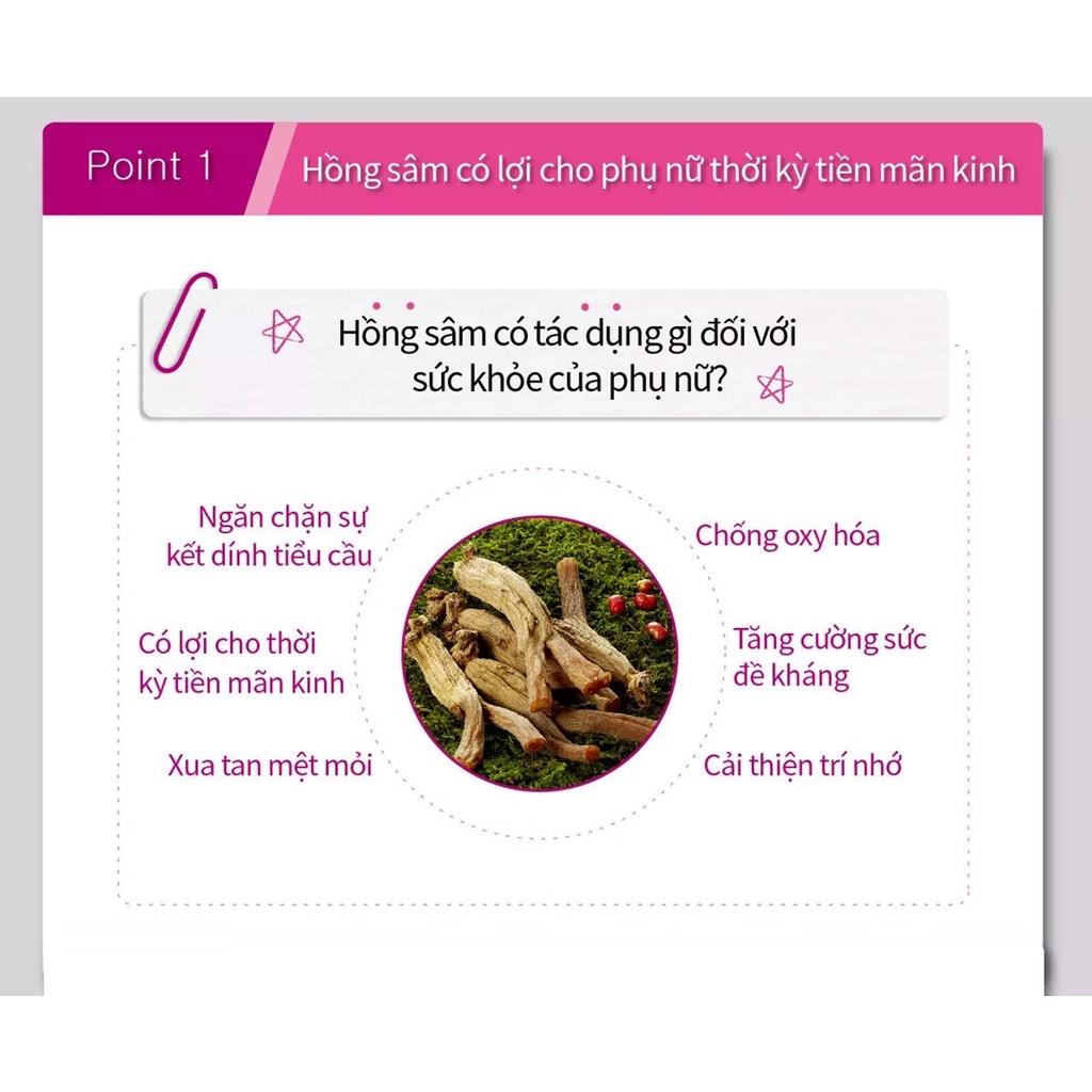 Viên Hồng Sâm Dành Cho Phụ Nữ Hwa Ae Rak Q KGC Cheong Kwan Jang