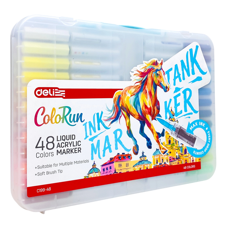 Bút Acrylic Marker Mực Lỏng 48m EC199-48