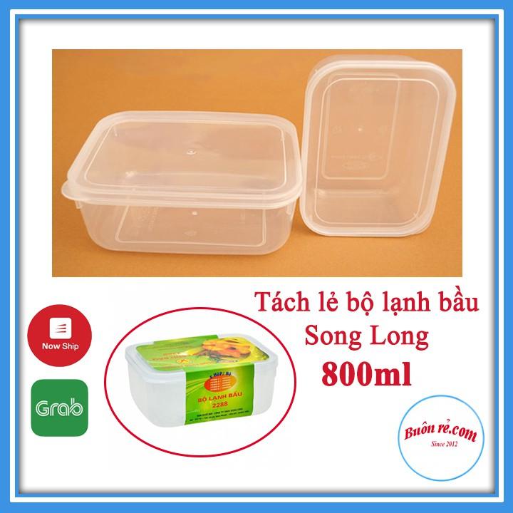 Sỉ 20 Hộp nhựa đựng thực phẩm 800ml Song Long – Bộ lạnh bầu tách lẻ – Buôn Rẻ.Com 00987
