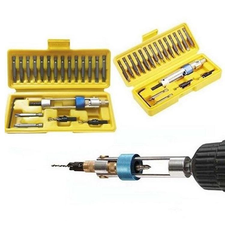 BỘ MŨI KHOAN VÀ VẶN VÍT ĐẢO ĐẦU HALFTIME 20 CHI TIẾT CHO MÁY KHOAN