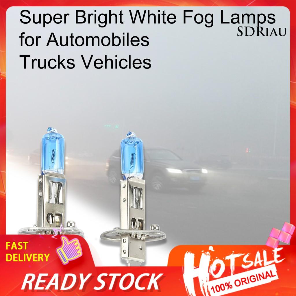 2 Bóng Đèn Halogen Siêu Sáng H1 12v 100w 6000k Cho Xe Hơi Xe Tải
