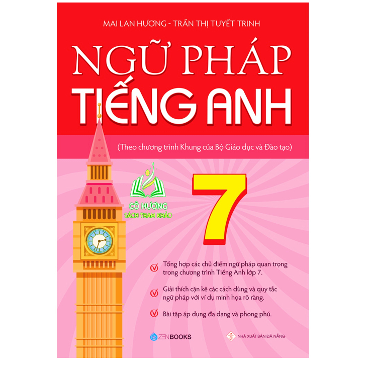 Sách - Ngữ Pháp Tiếng Anh Lớp 7 (Theo CT Khung Của Bộ GD&ĐT) - Mai Lan Hương