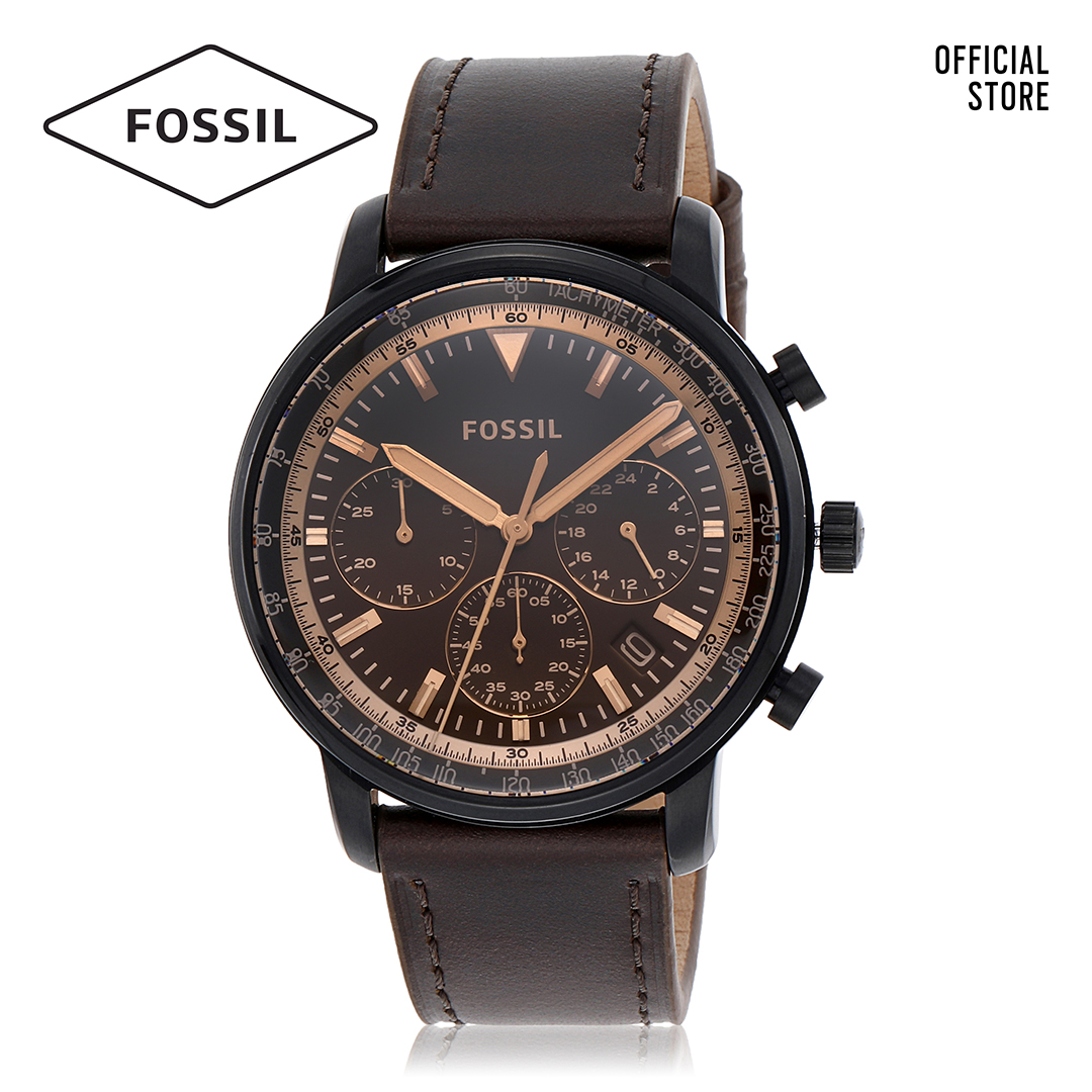 Đồng hồ nam FOSSIL dây da Goodwin FS5529 - màu nâu